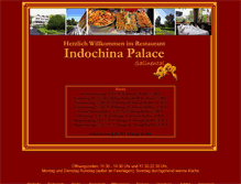 Tablet Screenshot of indochina-palace.de